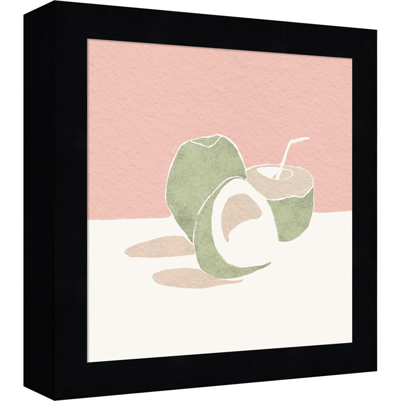 «Coco de Bahia» par Yuyu Pont, reproduction d'art sur toile encadrée, Svelte Noir Black