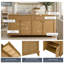 Buffet en bois massif 74 po Kennedy