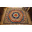Antique American Hooked Small Scatter Size Wool & Cotton Multicolor Rug