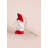 Charming Decorative Object Set (4 Pieces), Red & White Ceramic, 1.6 x 1.6 x 2.8 inches | 100% High-Quality Ceramic, Perfect for Home Decor & Gift Ideas, Adds Elegance to Any Space
