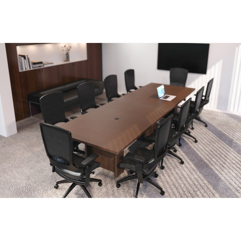 Prominence 2.0 Table Base, Mahogany