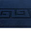 Navy Non Slip Rocco Area Rugs & Runners – Luxury Living Room Carpet, Bedroom Rug, Kitchen Floor Mat & Hallway Door Mat-1875860553