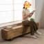 Banc simple en bois massif