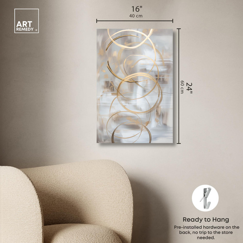 «Dune Impressions II» par Hokku Designs, Toile tendue, H 24 po x l 16 po