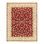 Tabriz Floral Area Rug in Red/Ivory