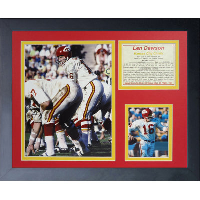 Kansas City Chiefs Len Dawson Framed Memorabili