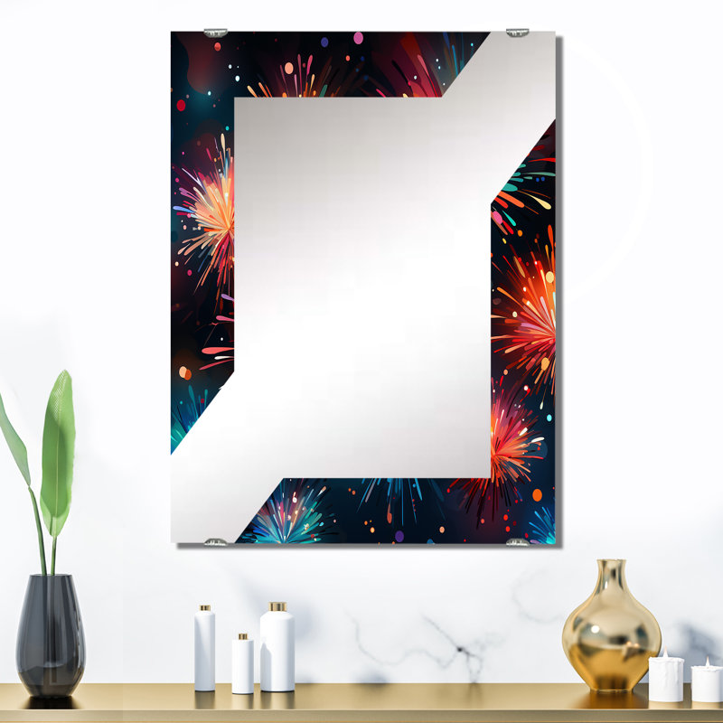Filsaime - Miroir de feux d'artifice mural MIR134006, 32 po x 24 po