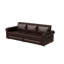 Canapé-lit Chesterfield, similicuir 3 en 1 et garniture cloutée-843797190