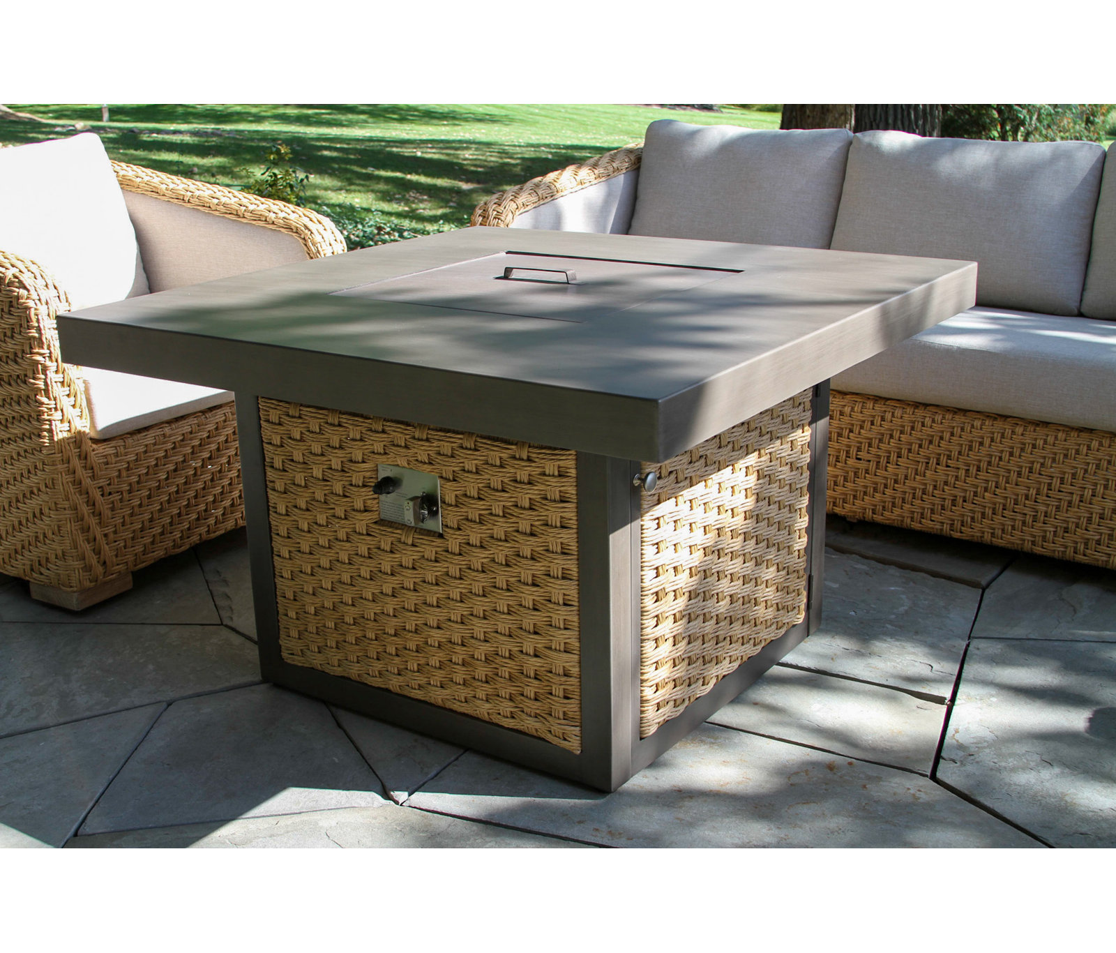 Square Fire Pit Table