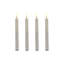 Bougie conique sans flamme sans parfum - 4 pièces-99403186