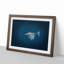 Swimming Dolphin - Picture Frame Painting Print-55617165-55617166