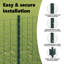 Fence Posts 22 Pcs U-Channel Steel-1308833645-1308833634