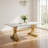 Dining Table, Rectangular, Metal Base, 63 Inch-111236771-111236770