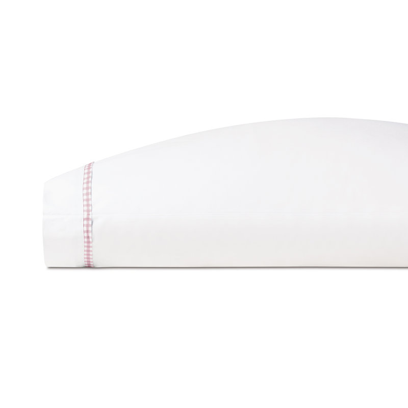 Malaya Egyptian Cotton Percale, King Pillowcase, Petal