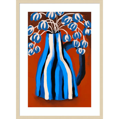 Galya "Striped Vase" Print by Treechild