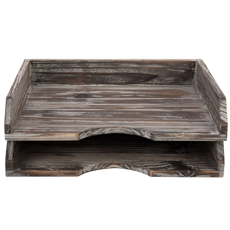 Cyrine 2 Tier Desktop Stackable Paper Tray