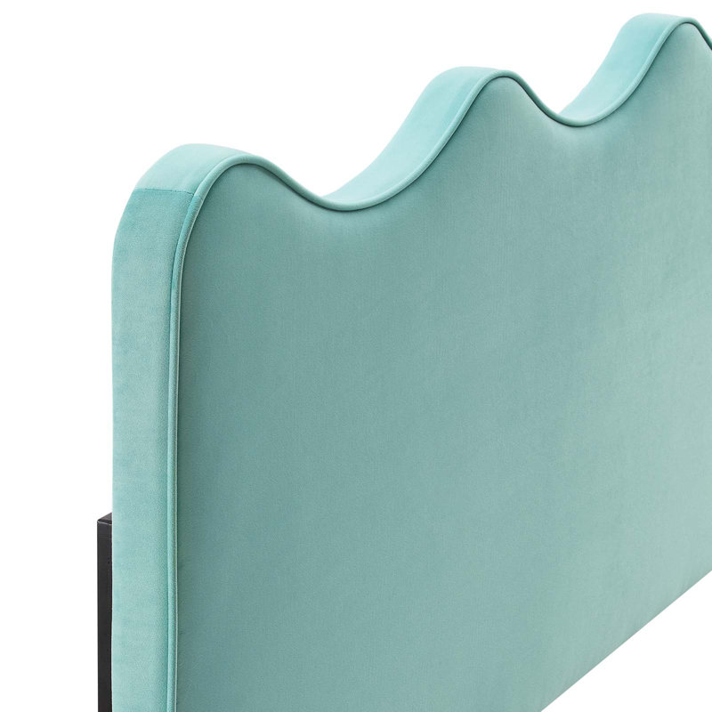 Velvet Upholstered Panel Headboard | Red Barrel Studio
