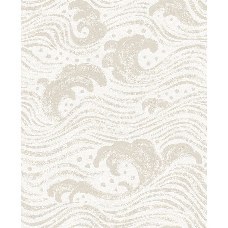 Papier peint Swell Wave, Beige
