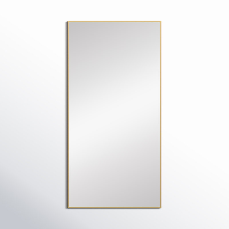 Miroir mural Sabine, 72 po x 36 po, Laiton