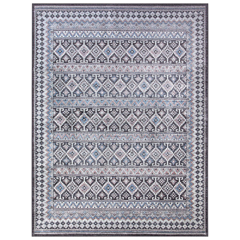 Tapis rectangulaire Kheris 5 pi 3 po x 7 pi 6 po