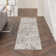 Fenster Abstract Modern Machine Woven Area Rug in Ivory/Blue/Gray