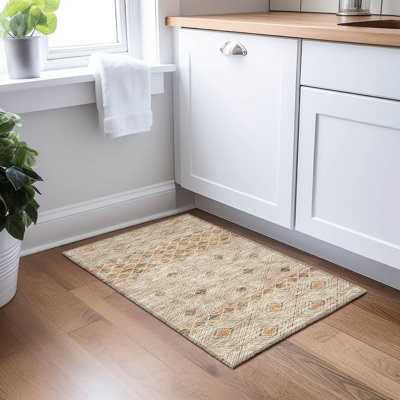 Malek Washable Geometric Indoor / Outdoor Rug