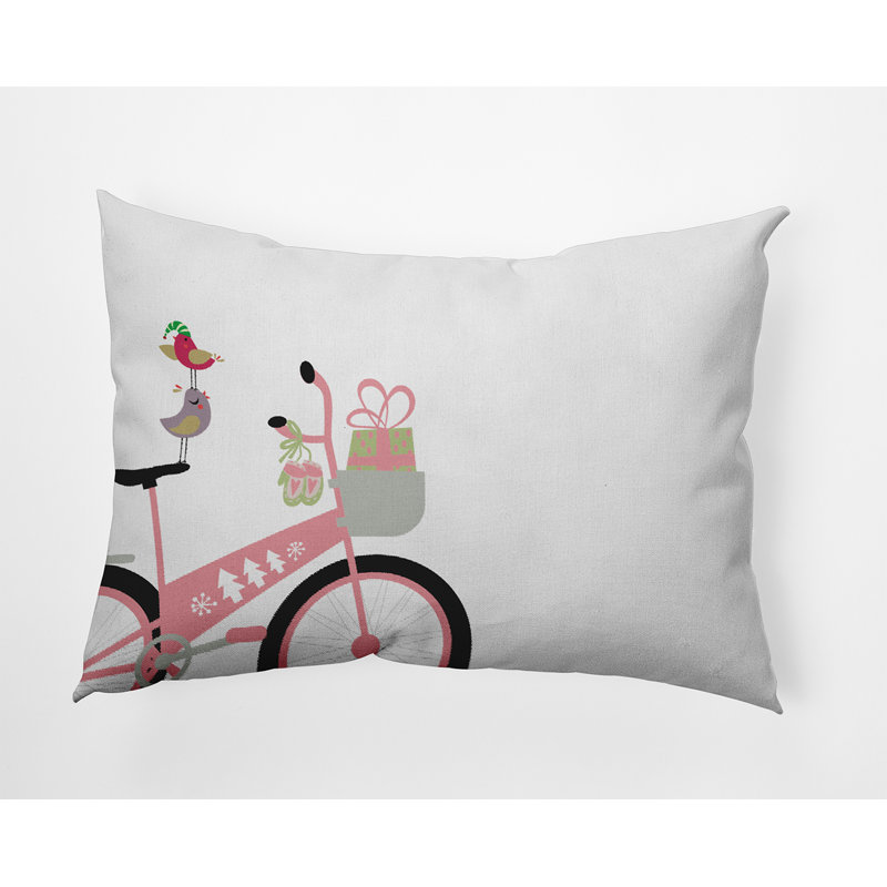 Reversible Throw Pillow, 14" x 20", Rectangular