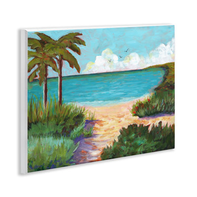 Plaque murale Favorite Beach Cove, design par Christine Reichow