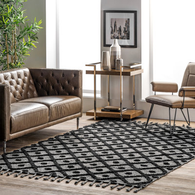 Ehrhardt Wool Geometric Indoor Rug