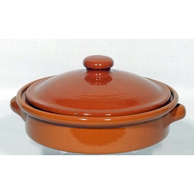 Terracotta Dish with Lid, 15 cm