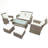 105'' Wide Steel Loveseat with Cushions-814356219