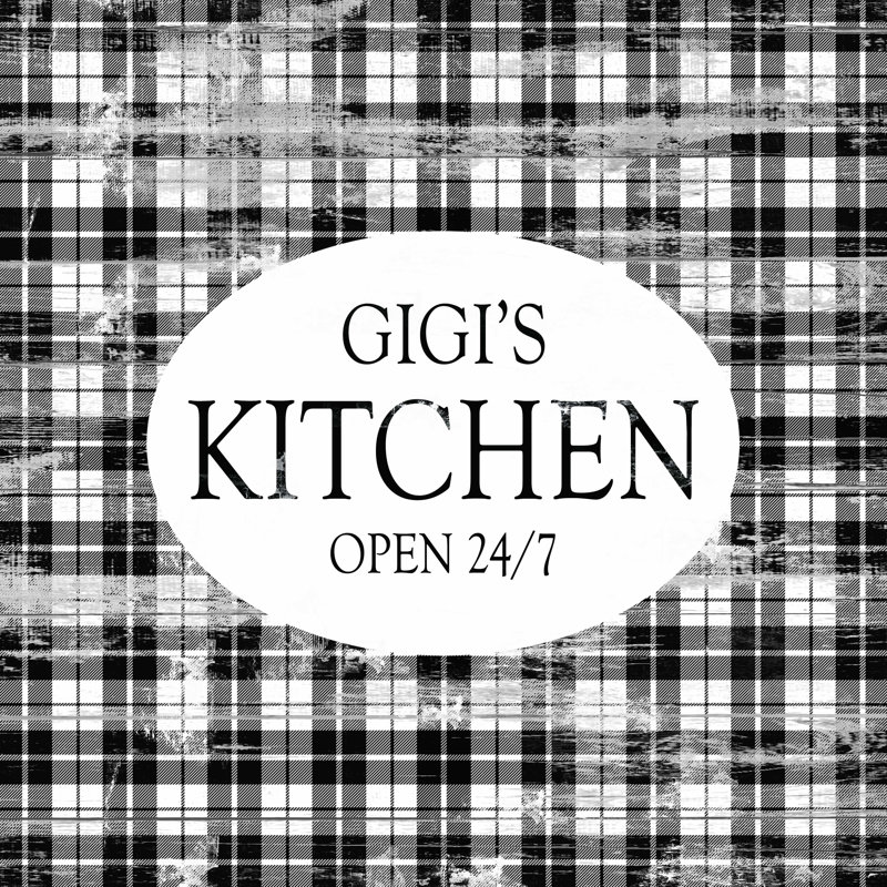 Gigis Kitchen, H 12 po x l 12 po
