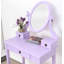 Ensemble coiffeuse et tabouret de maquillage Moniys-1725611158