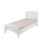 Lit simple élégant, panneau de fibres à densité moyenne laqué blanc, 35,4 x 38,6 x 78,7 pouces | Conception durable et élégante | Parfait pour les chambres modernes | Facile à assembler et à entretenir, idéal pour le confort et l'esthétique-1635606892