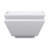 Elite Global Solutions Zen Square Melamine Stainless Steel 6 Piece Ramekin / Soufflé Dish Bakeware Set-41411383-41425154