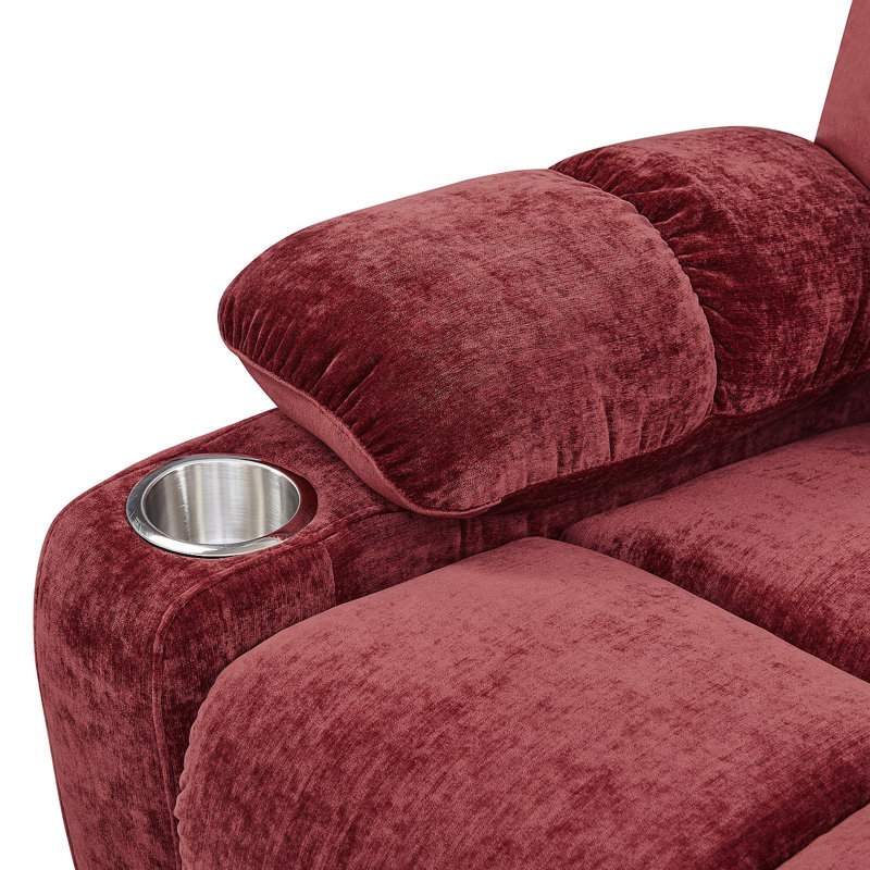Fauteuil inclinable électrique Liyasi Dual OKIN, Rouge