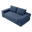 Canapé-lit convertible de 81 po, canapé-lit pliant 3 en 1 avec tissu en velours côtelé, matelas de canapé-lit futon escamotable, causeuse confortable pour le salon et la chambre à coucher-130073708