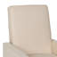 Chaise à dossier minimaliste en tissu beige Minimalist