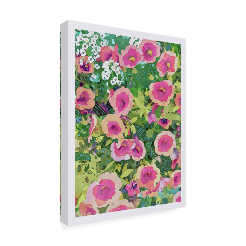Art mural sur toile tendue - "Bunches 2" de Suzanne Allard pour décoration de salon, de chambre à coucher ou de bureau - 14 x 19