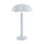 Lampe de table 15,25 "en métal avec abat-jour bleu-371775819-371775821
