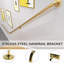 Handrail Bracket Brass Heavy Duty Bracket For Stair Railing Handrail Wall Mount With Screws 4 Pack