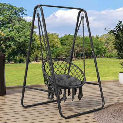 Colwich garden swing，Chair Hammock with Stand