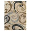 Tapis beige à motif abstrait Rouveroy-2120332447
