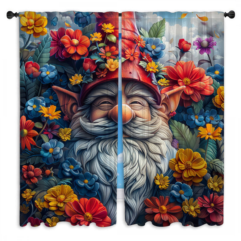 Rideaux obscurcissant et obscurcissant Gnome - 2 panneaux, Transparent, 40 po x 80 po - 2 panneaux