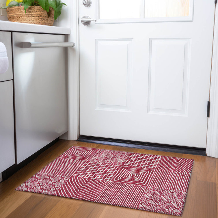 Tapis géométrique Corry AMF1044 lavable à la machine de qualité supérieure