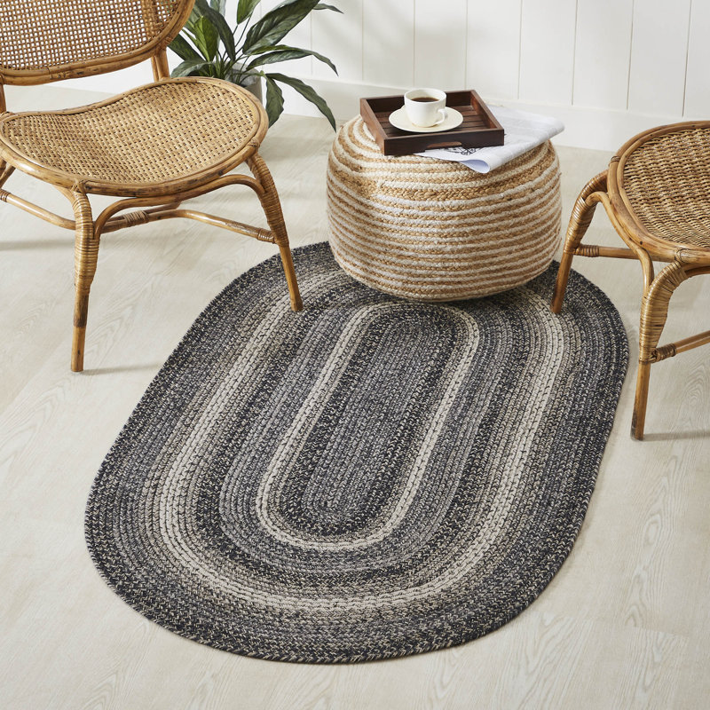 Sawyer Mill Geometric Indoor Rug, Oval 3' x 5'