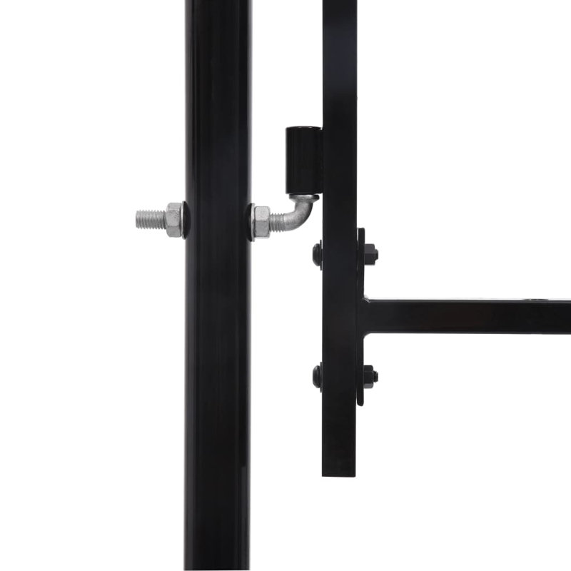 Bagnall Black Metal Gate, 400cm W x 200cm H