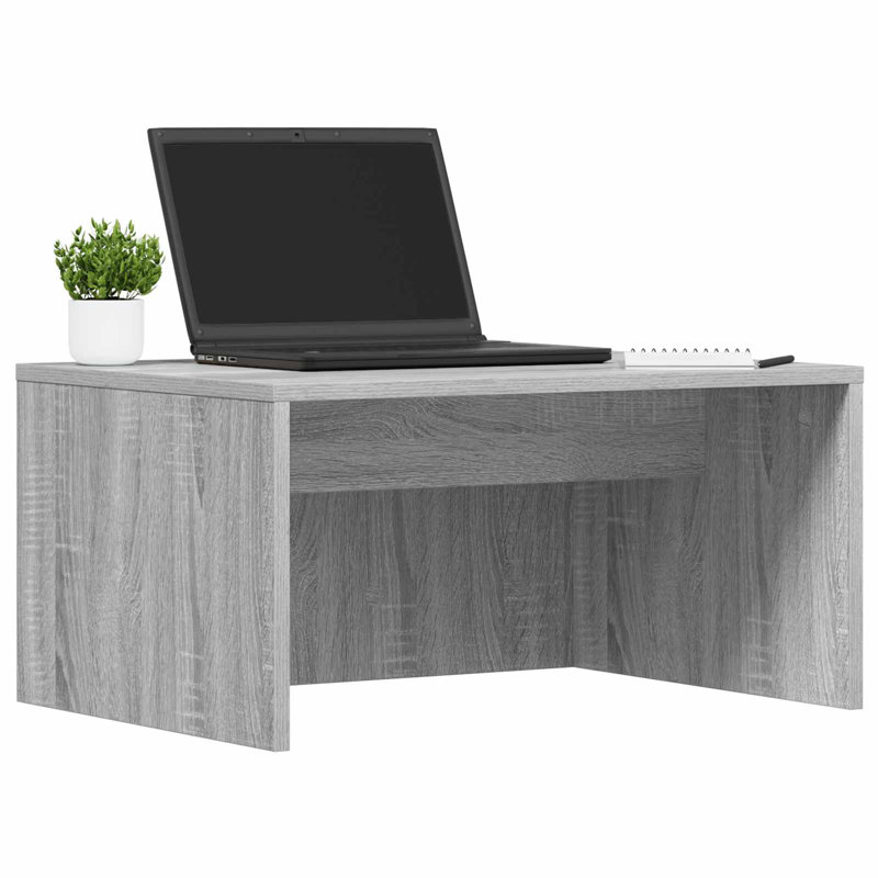Floating Desk, Grey Sonoma