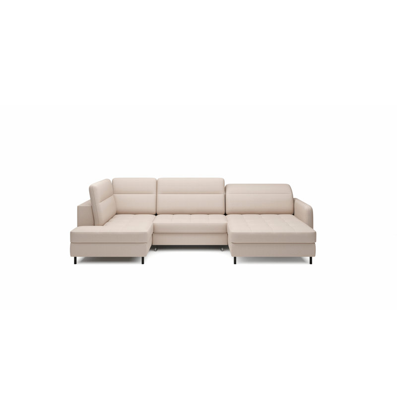 Meria 5 Seater Sofa Bed, Right Hand Facing, Light Beige
