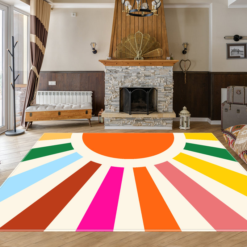 Tapis rectangulaire Tameyah, Rectangle 7 pi 10 po x 9 pi 11 po